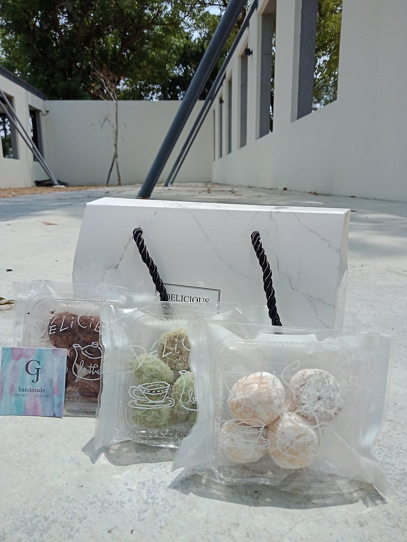 [GJ] possession dessert ---Mother's Day gift aggregate snowball fine marble--- [chocolate / green tea Orange / cheese flavor box of 6] into new market - Cake & Desserts - Fresh Ingredients Red