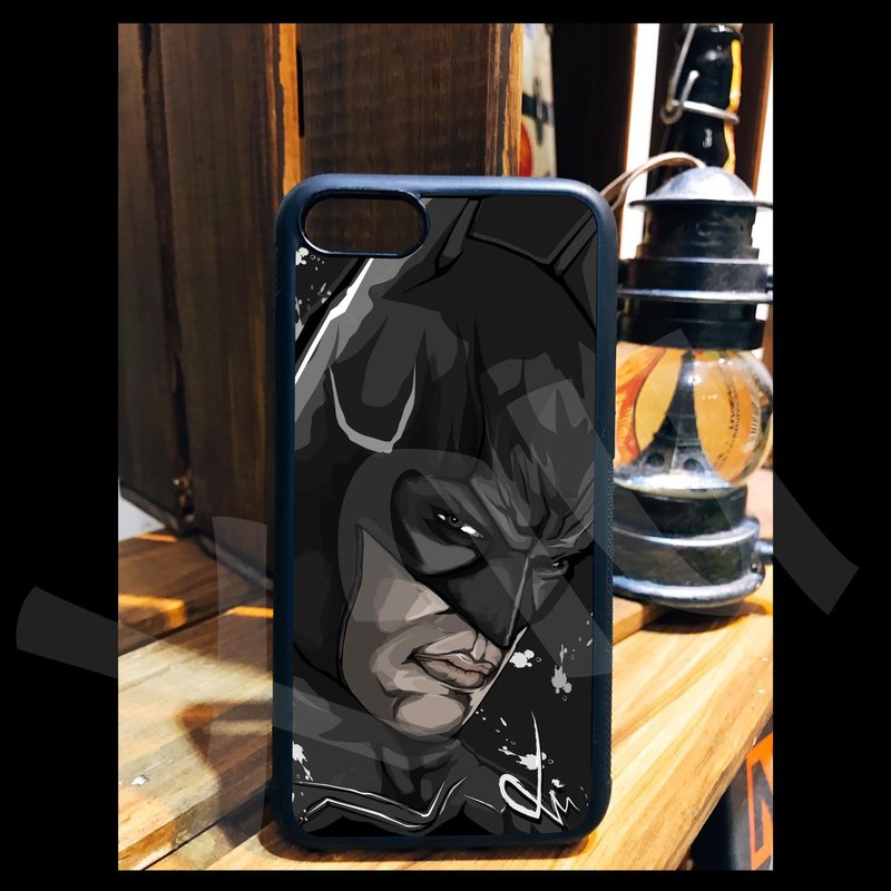 蝙蝠俠 BATMAN 電影 手繪 客製 手機殼 iPhone 15 14 13 12 11 XR - 手機殼/手機套 - 矽膠 