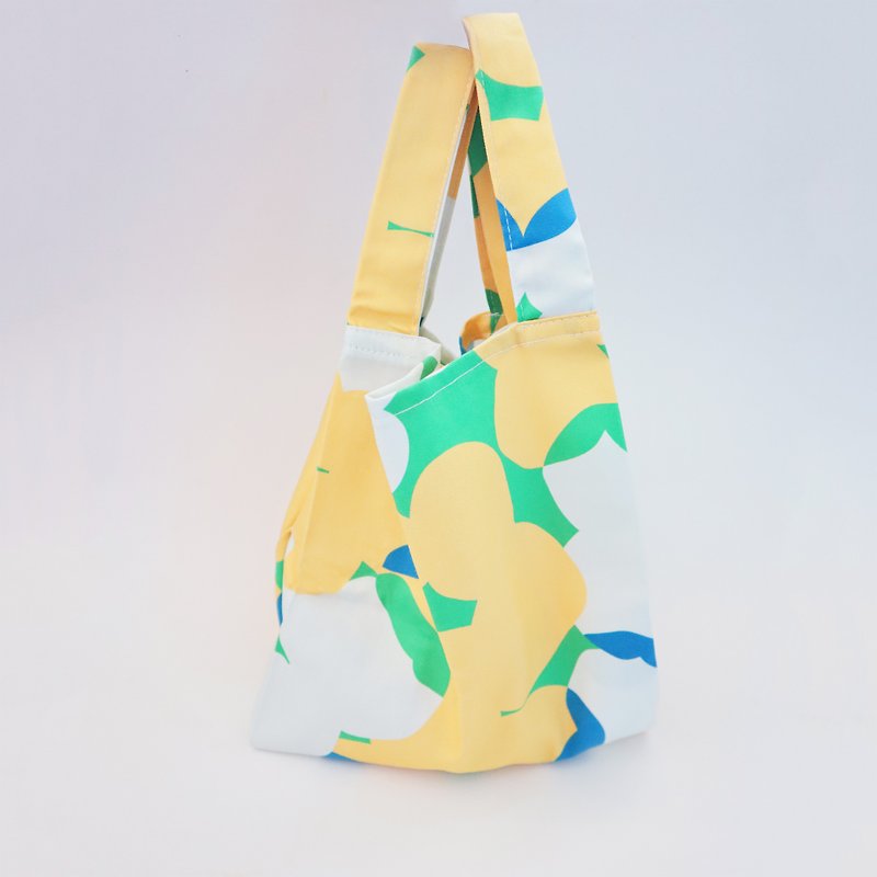 Lunch Bag/ Cloudy Kaleidoscope - Handbags & Totes - Cotton & Hemp 