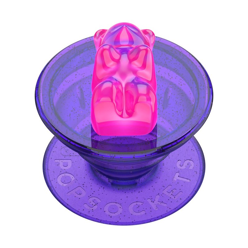 PopSockets 泡泡騷 手機氣囊支架 - 紫糖果小熊軟糖 - 手機配件 - 塑膠 紫色