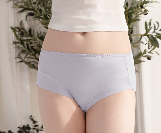 Clany Antibacterial Tencel Cotton Protimo Mid Waist Panties M-XL Texture  Gray 2218-61 - Shop missclany Women's Underwear - Pinkoi