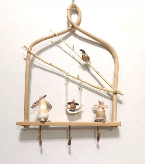 Dadsartwork【原●始】 動物吊架 掛架 造型掛勾 牆面掛鉤 3D立體 掛勾 裝飾 鑰匙收納