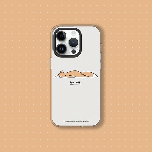 犀牛盾RHINOSHIELD Clear透明防摔手機殼∣ilovedoodle/狐狸 for iPhone