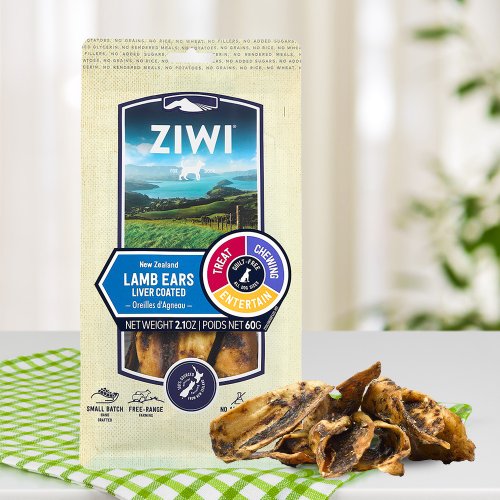 SofyDOG 寵物精品 【狗零食】ZIWI巔峰 羊耳 天然風乾零食 潔牙骨 耐咬
