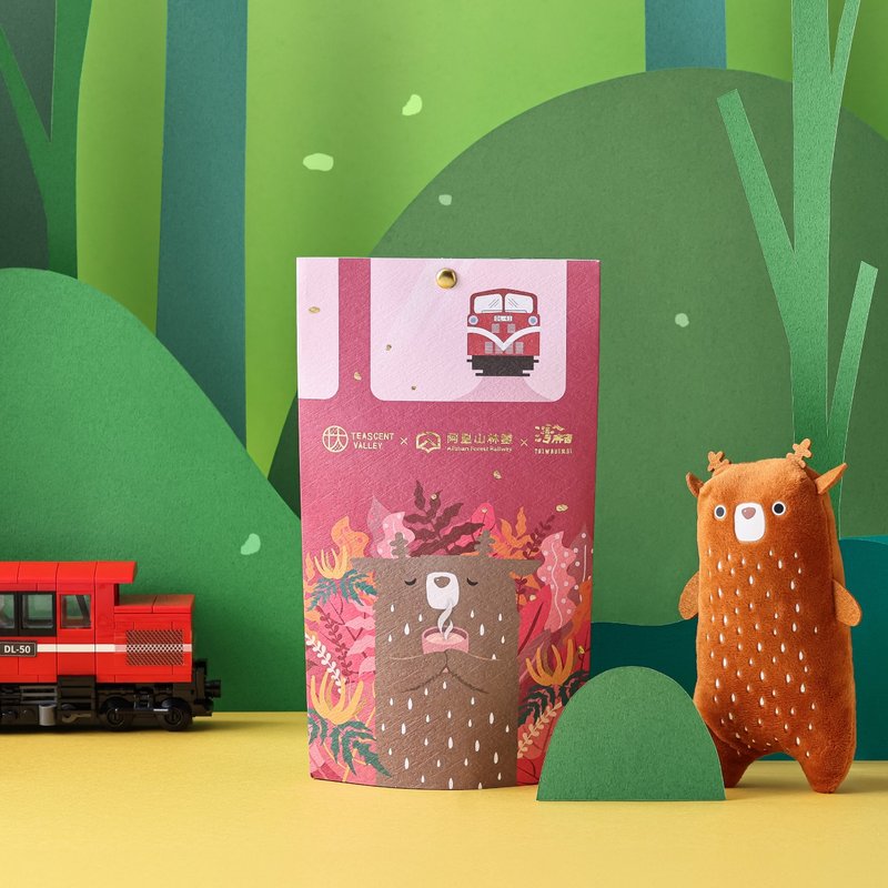 Alishan Forest and Railway Co-branded Authorized Series - Alishan Magaohong Oolong Tea Bag (Sika Deer) - ชา - อาหารสด ขาว