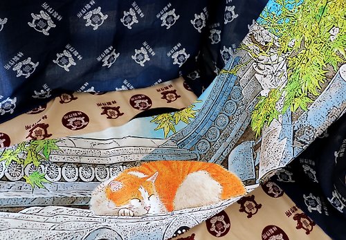 3貓小舖 長版運動毛巾