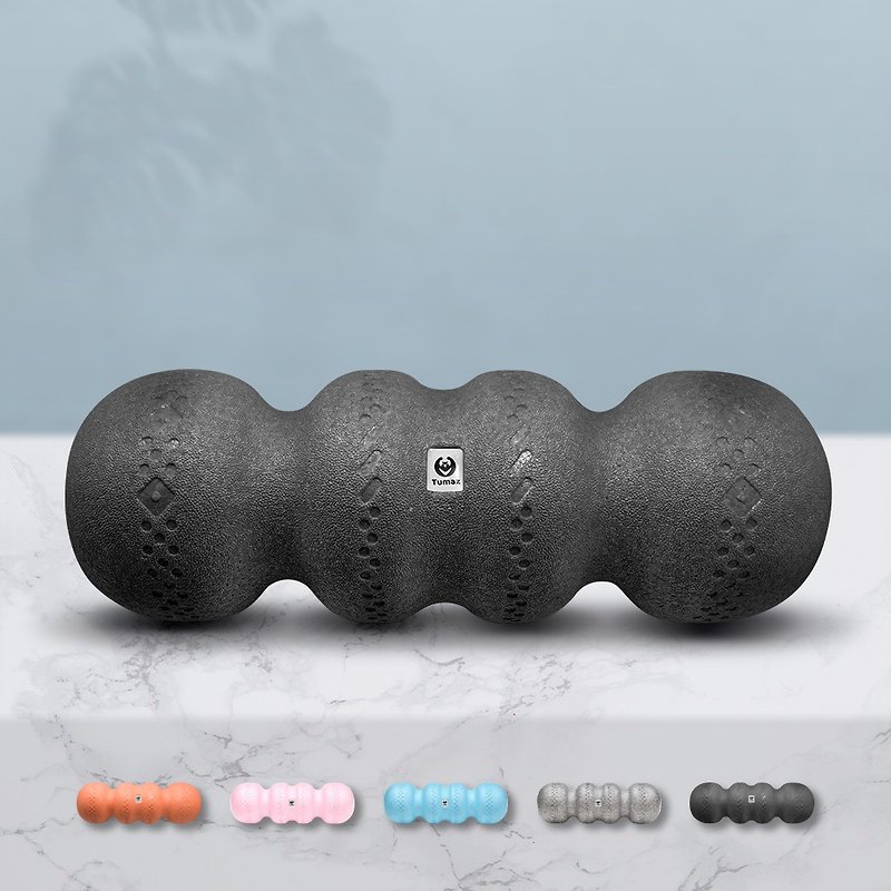Deep Massage EPP Yoga Roller | 70D Black, Orange - Fitness Equipment - Plastic Black