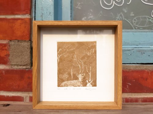 蝸的時間 slow print studio 【銅版畫】Life in the woods - 傳統版畫/手工印刷