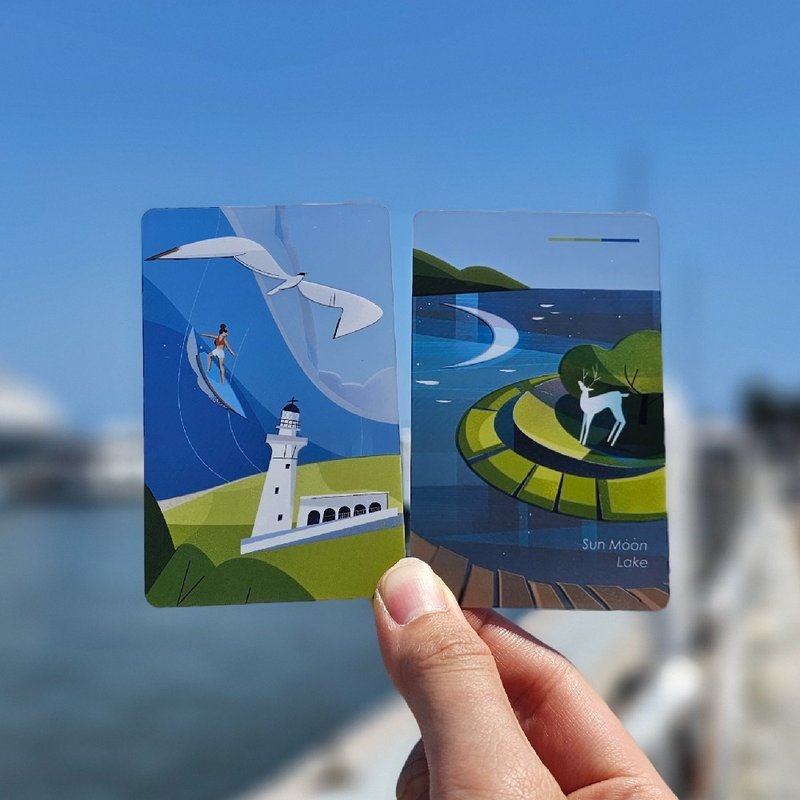 All-in-One Card PLUS | Travel Taiwan Series-Sun Moon Lake/Kenting - แกดเจ็ต - พลาสติก หลากหลายสี