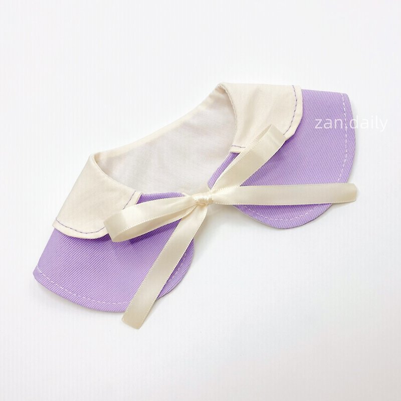 寵物小圓領 // 史黛拉紫 - 寵物衣服 - 棉．麻 紫色