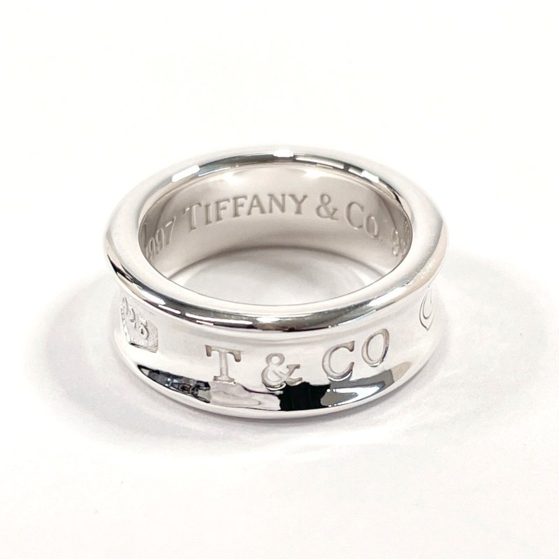 Size 8 Tiffany & Co. Ring 1837 Silver 925 Silver Jewelry Accessory Newly refinished - แหวนทั่วไป - เงินแท้ สีเงิน