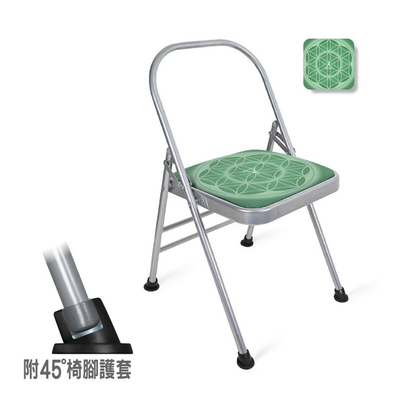 【NAMASTE】Isuey 蜂巢網透氣防滑瑜珈椅(附腳套) - 生命之樹 - 運動/健身器材 - 其他材質 綠色