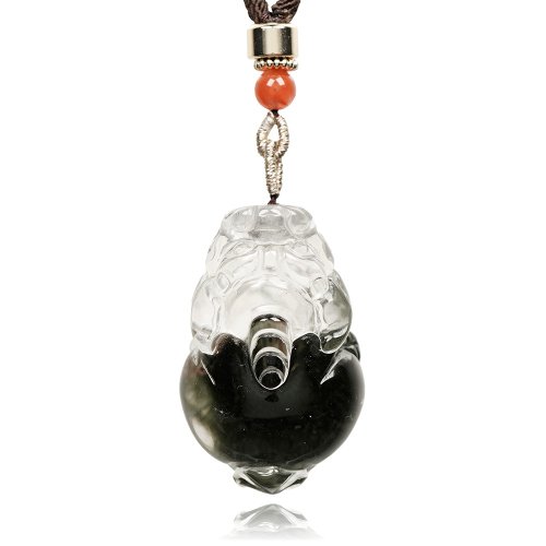 正佳珠寶 Gemsrich Jewelry 【正佳珠寶】綠幽靈 頂級極淨聚寶盆幽靈 金錢貔貅 31.8g
