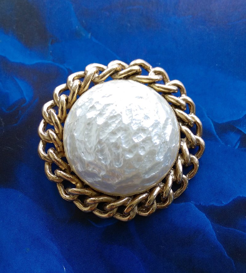 Vintage Jewelry 西洋古董飾品 SARAH COV  Baroque Goddess 別針 - 徽章/別針 - 其他金屬 金色
