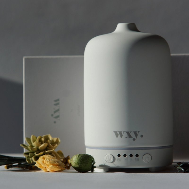 wxy Zephyr Aroma Diffuser- White /USB Plug - น้ำหอม - ดินเผา ขาว