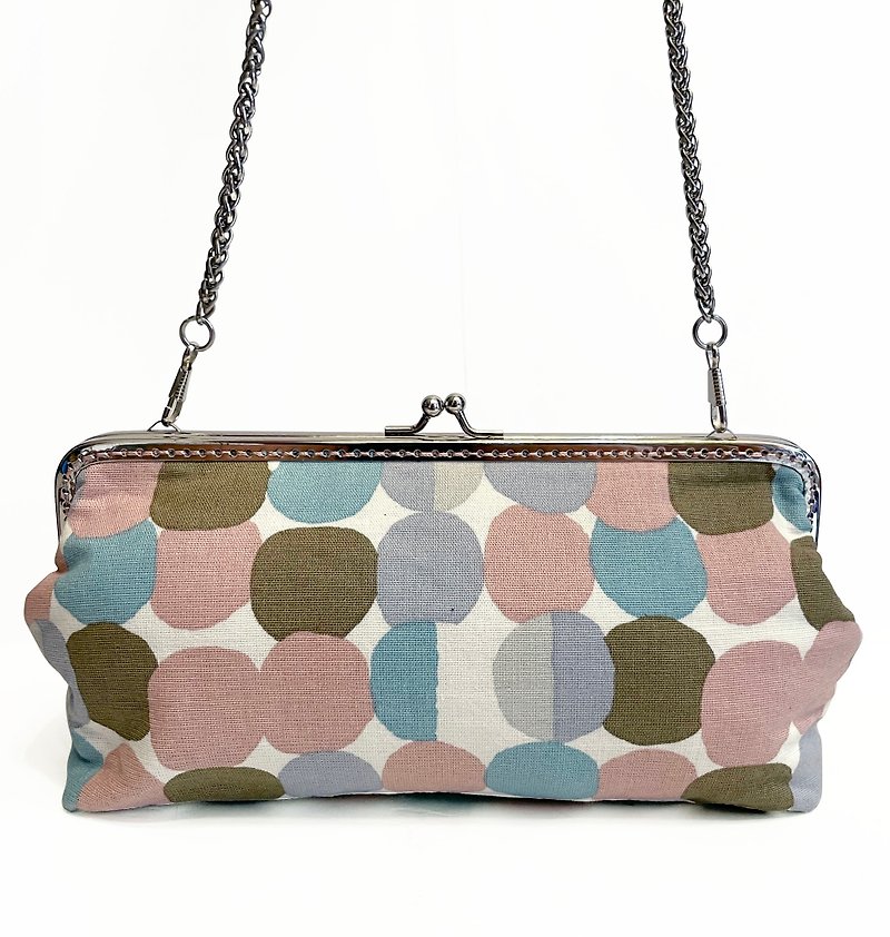 20cm Multicolor Polka Dot Simple Wind Slanting Bag - Messenger Bags & Sling Bags - Other Materials Multicolor