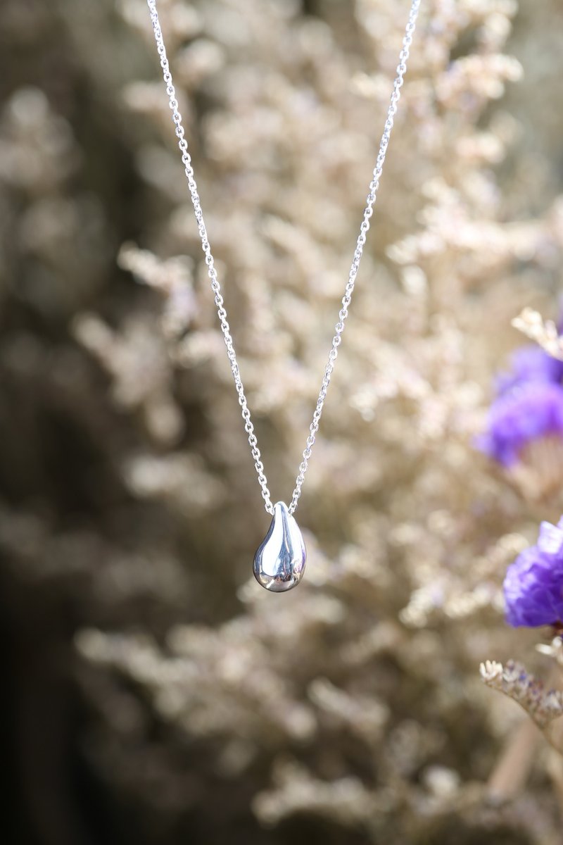 Water drop necklace - Necklaces - Sterling Silver 