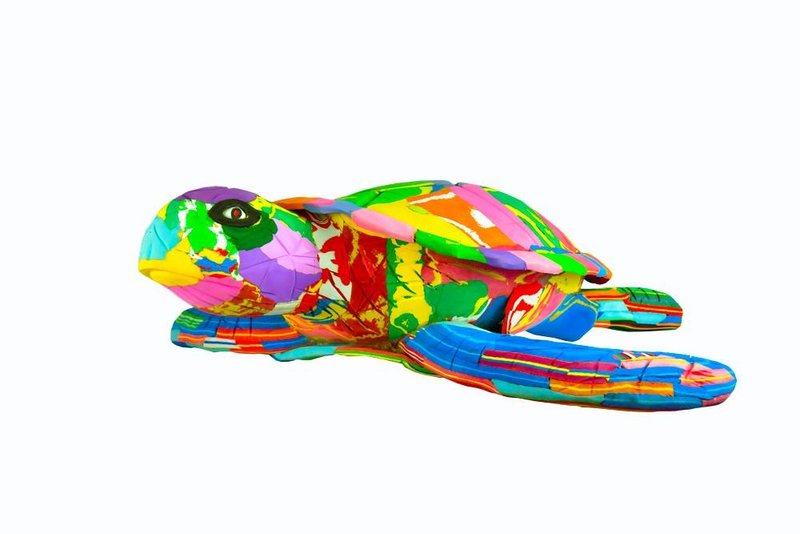 海廢動物_海龜 - 寶寶/兒童玩具/玩偶 - 其他材質 多色