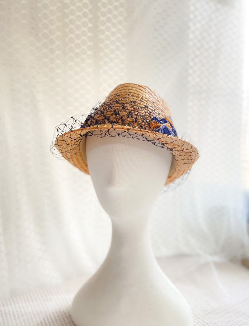 Straw hat- Kineta - 帽子 - 植物．花 