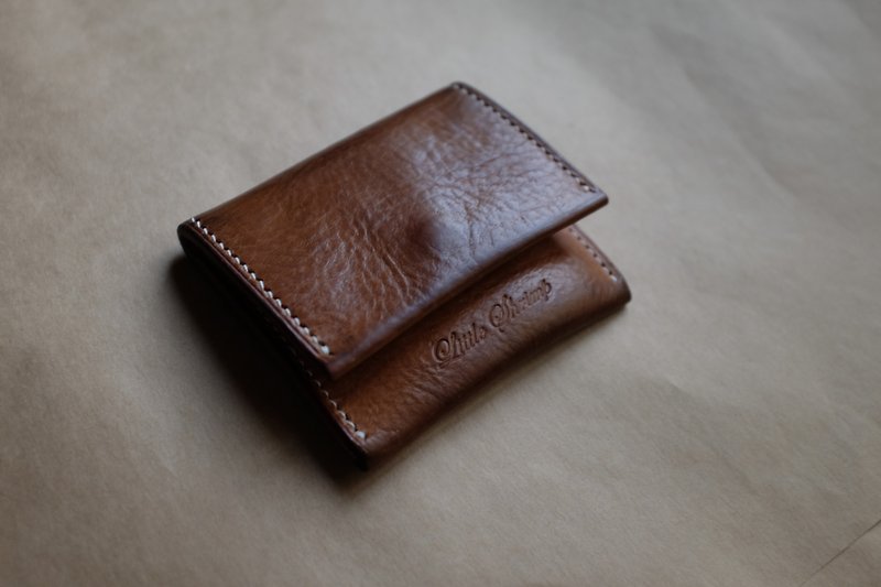 皮革 零錢包/皮夾 coin wallet simple wallet - 銀包 - 真皮 黑色