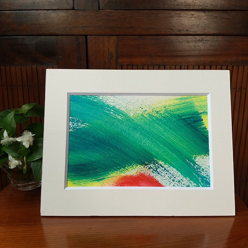 Painting Acrylic Art Abstract Original Framed Awakening - Posters - Paper 