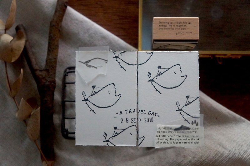 Together _ wood seal - Stamps & Stamp Pads - Wood Brown