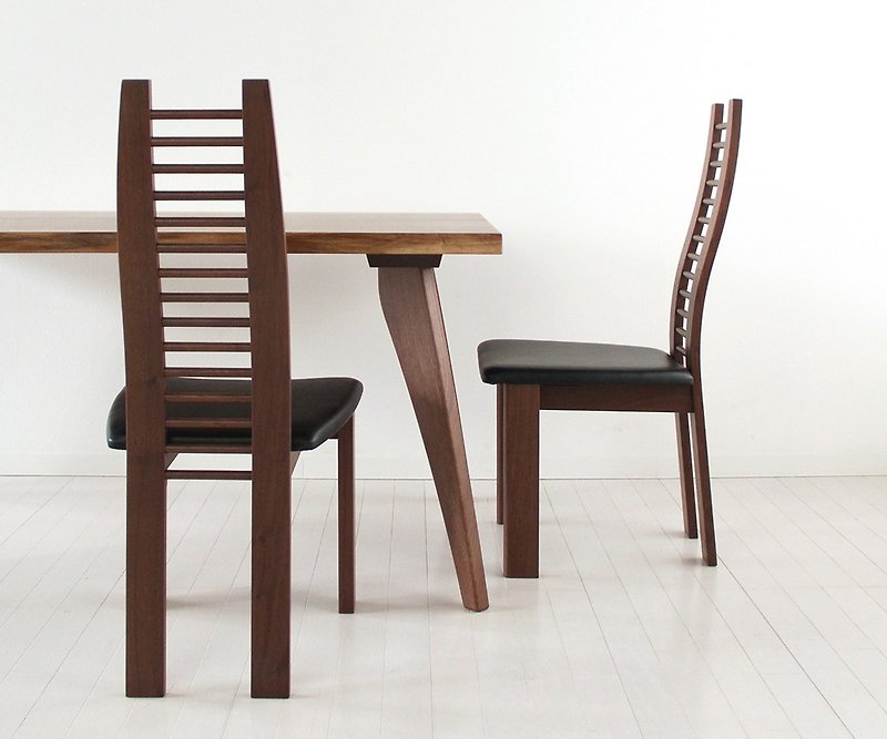 Asahikawa Furniture Hokurei Kosho HIGH BACK CHAIR 2 - Chairs & Sofas - Wood Brown