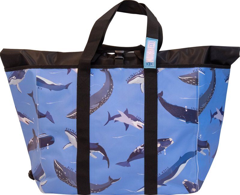 Whale monogram drybag 50L - Fitness Accessories - Waterproof Material Blue