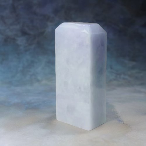 瓔珞翡翠 紫羅蘭翡翠印章 | 天然緬甸玉A貨翡翠 | 送禮