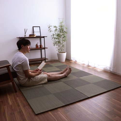 IKEHIKO專賣店｜日本池彥頂級藺草製品｜讓生活與自然更靠近 【天然素材】格紋藺草榻榻米NOA 和風市松紋 天然材質 美學單品