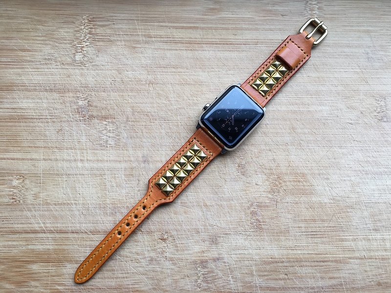 ISSIS-Apple Watchハンドメイドレザーストラップ-（1） - 腕時計 - 革 