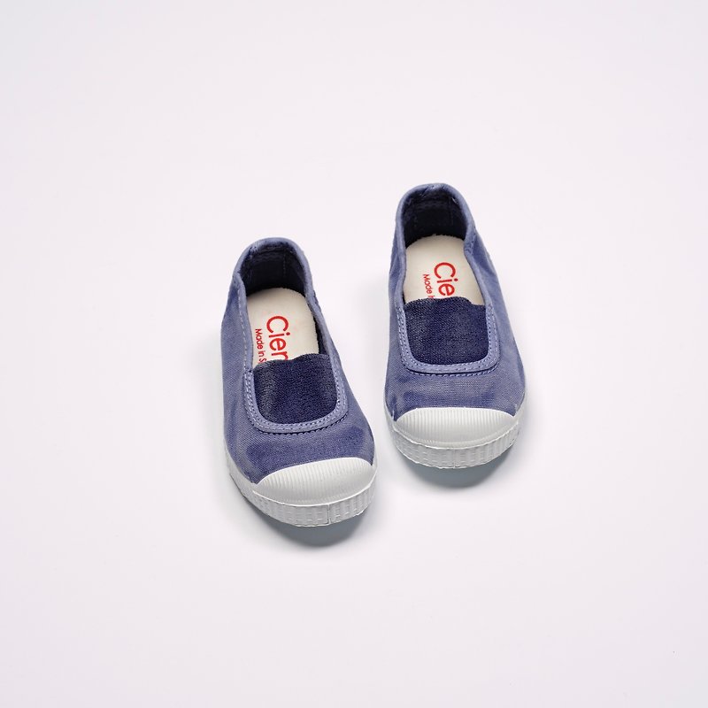 西班牙國民帆布鞋 CIENTA 75777 90 牛仔藍 洗舊布料 童鞋 - 童裝鞋 - 棉．麻 藍色