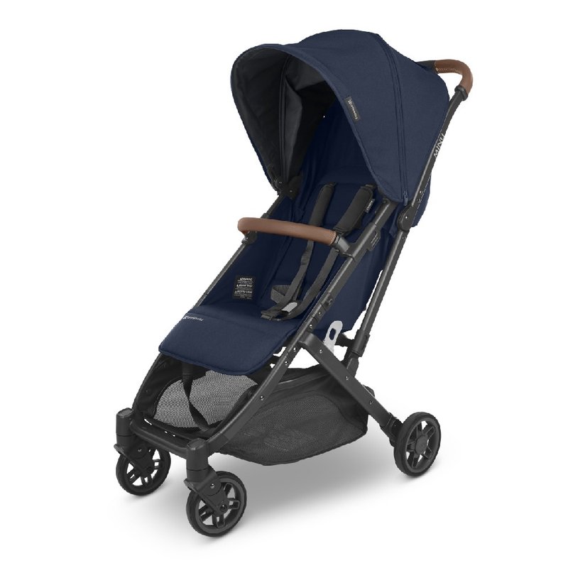 台灣宅配【UPPAbaby】【推車提籃組合】MINU V2海軍藍+藍灰色提藍 - 嬰兒車/嬰兒推車 - 其他材質 灰色