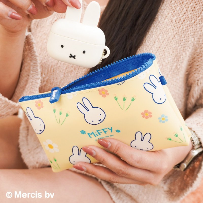 【MIFFY】花花矽膠萬用包 - 化妝包/收納袋 - 其他材質 
