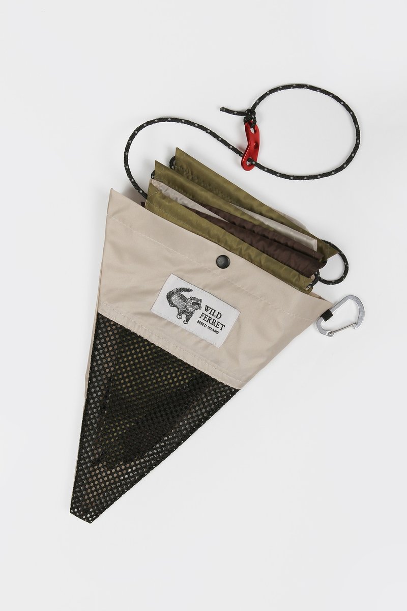 -Wild Ferret Collection-Waterproof Reflective Party Pennant-Olive Green - Messenger Bags & Sling Bags - Other Man-Made Fibers Green