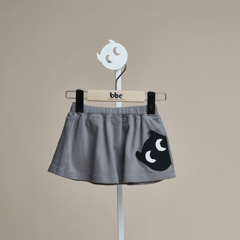 Elf pocket skirt (dark gray) - Other - Cotton & Hemp Gray