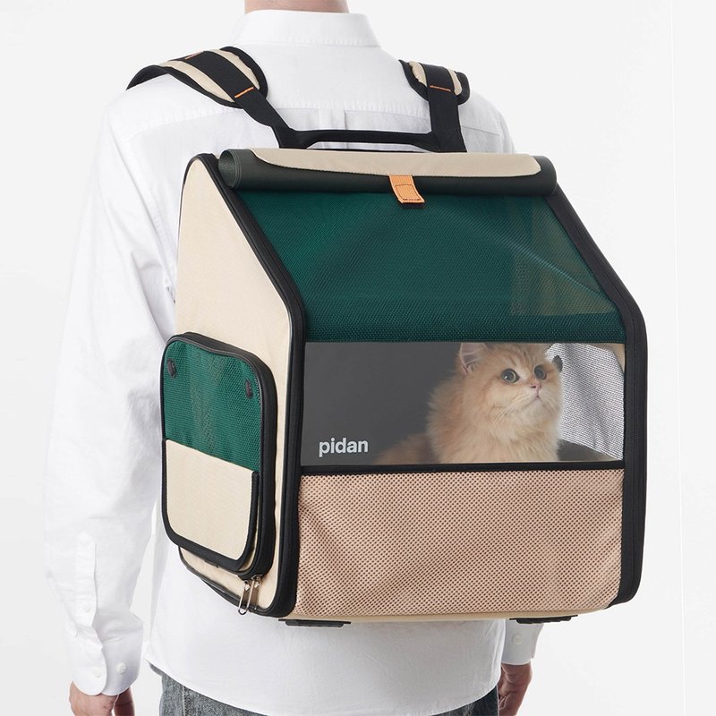 pidan pet expansion backpack temporary shelter - ที่นอนสัตว์ - วัสดุอื่นๆ สีกากี