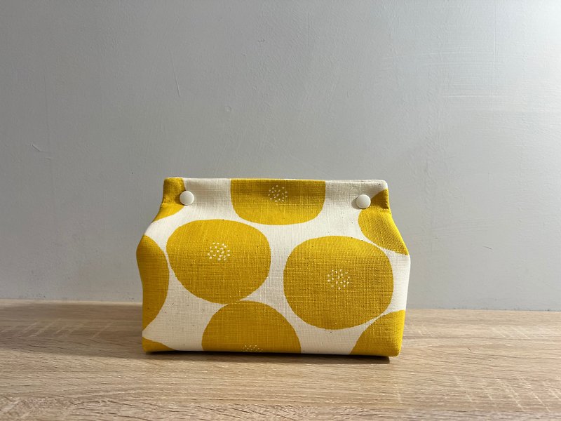 [In Stock] Polka Dot Toilet Paper Cover Desktop Storage Can Be Put In The Bathroom, In The Car, And Camping - Tissue Boxes - Cotton & Hemp 
