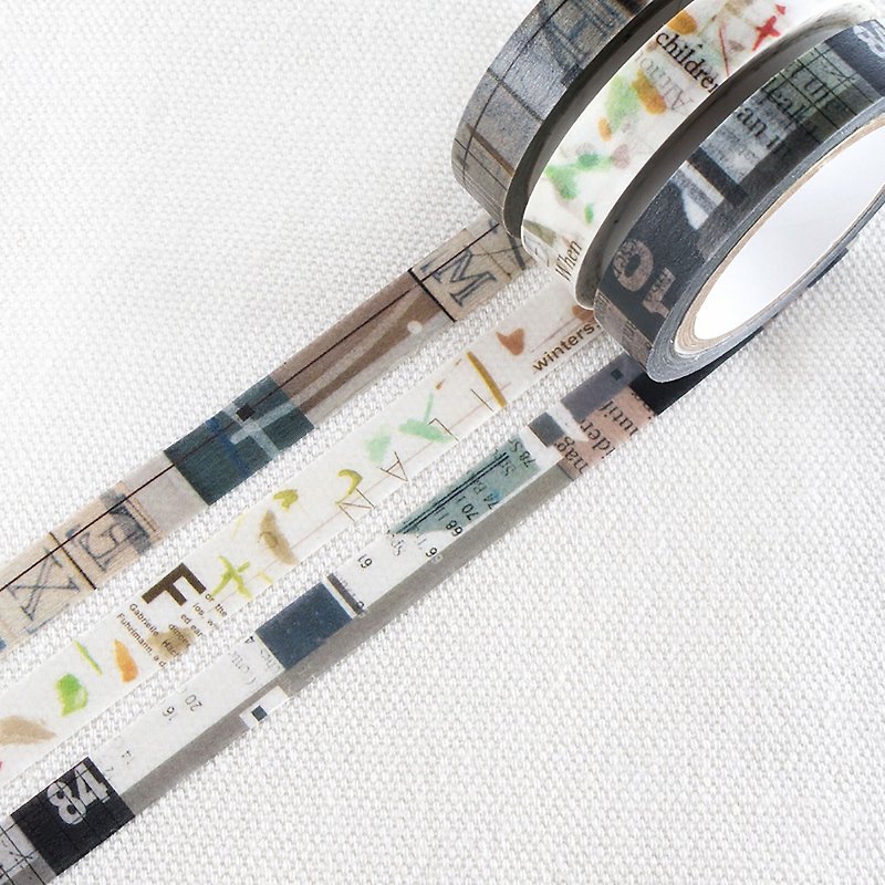 Chamilgarden and paper tape-steamed chestnut MUSHIKURI (MTW-CH283) - Washi Tape - Paper Multicolor