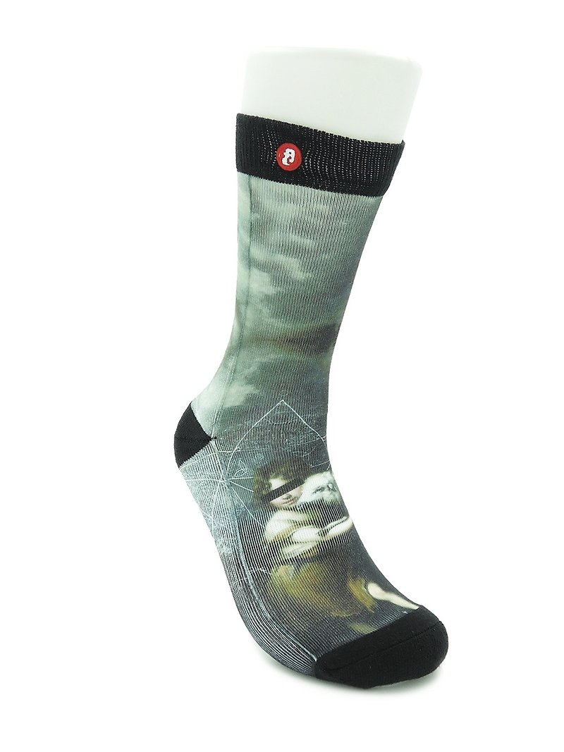 Hong Kong Design | Fool's Day Printed Socks - St John with Lamb 00017 - ถุงเท้า - วัสดุอื่นๆ หลากหลายสี