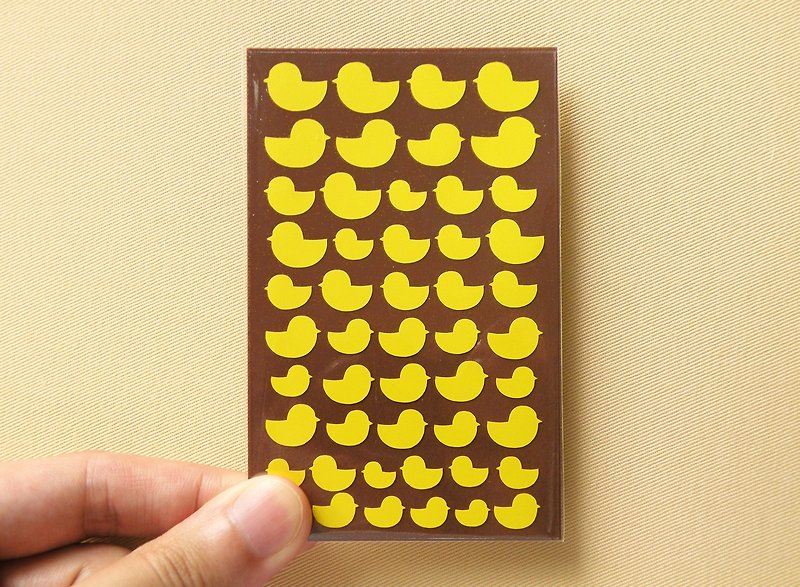 小鴨貼紙 - 貼紙 - 防水材質 黃色