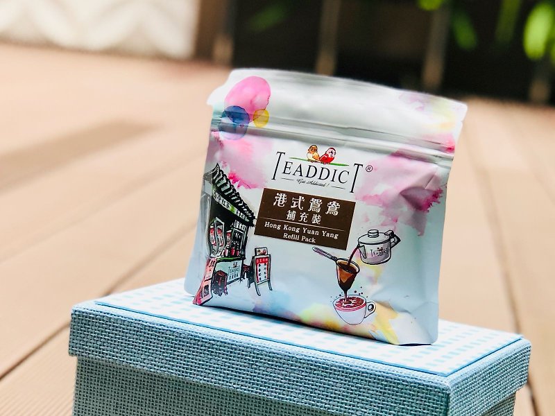 Teaddict Hong Kong Yuan Yang – Refill Pack 250g - ชา - อาหารสด สีนำ้ตาล