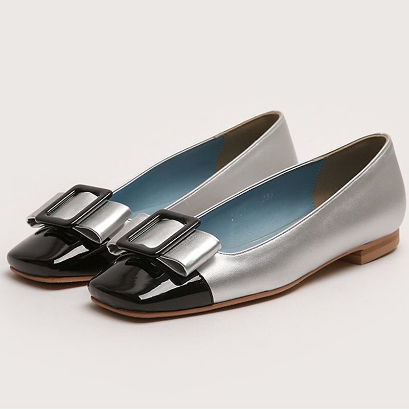 PRE-ORDER-MACMOC Mimo (SILVER) FLATS SHOES - Women's Leather Shoes - Other Materials 