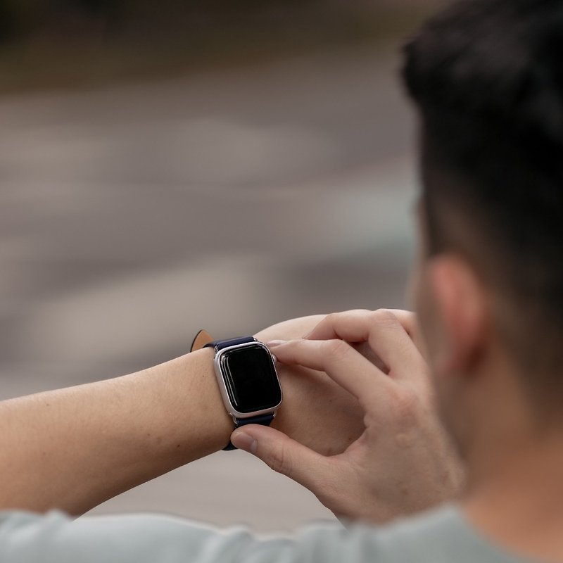 Apple Watch 智慧手錶錶帶/雅致系列/皮革錶帶 38mm - 41mm 五色 - 錶帶 - 真皮 