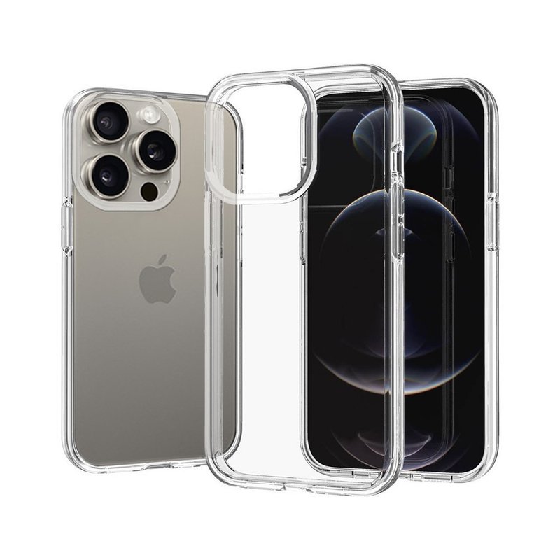 iPhone 17/16/15系列 輕薄軍規防摔手機殼-純透殼 - 手機殼/手機套 - 其他材質 多色