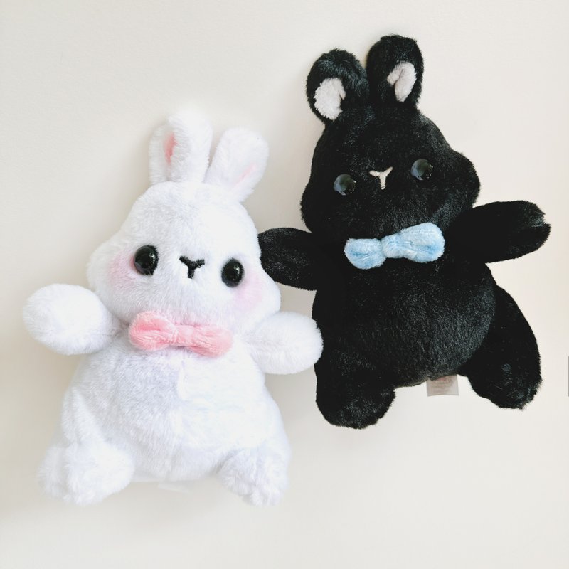 Daily Bunny Series - 15cm Bunny Doll - Stuffed Dolls & Figurines - Cotton & Hemp White