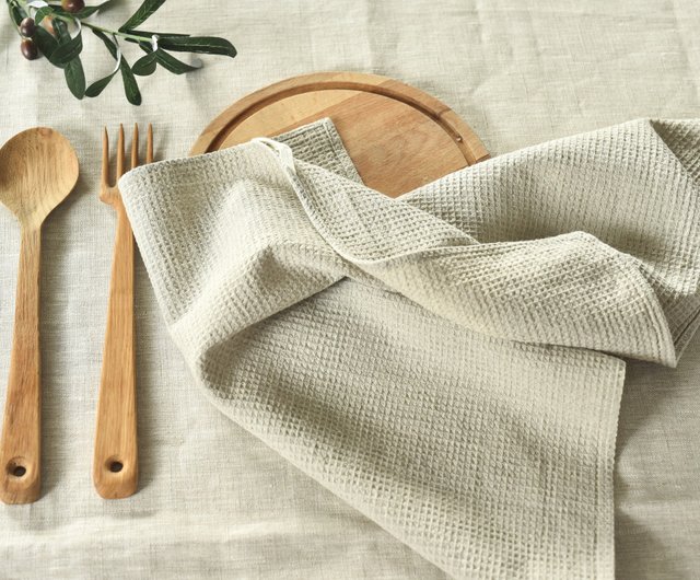 Linen Dish Towels, Kitchen Towel, Natural Linen Hand Towels