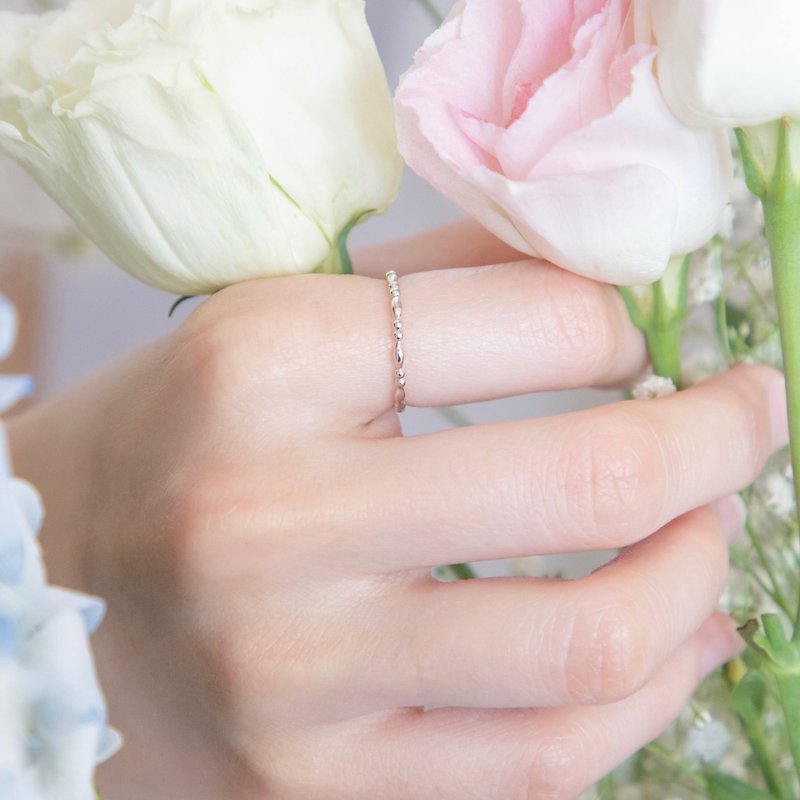 典雅民族風格925純銀戒指 可調式戒指 - 戒指 - 純銀 銀色