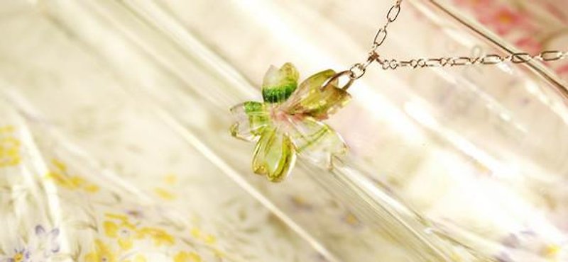 SAKURA ~ Fresh green ~ - Necklaces - Other Metals 