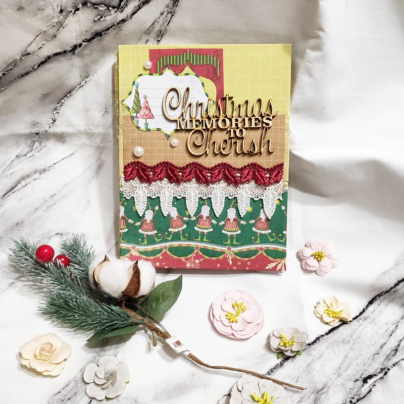 Christmas MOMENTS to Cherish Christmas handmade photo album - Photo Albums & Books - Paper 